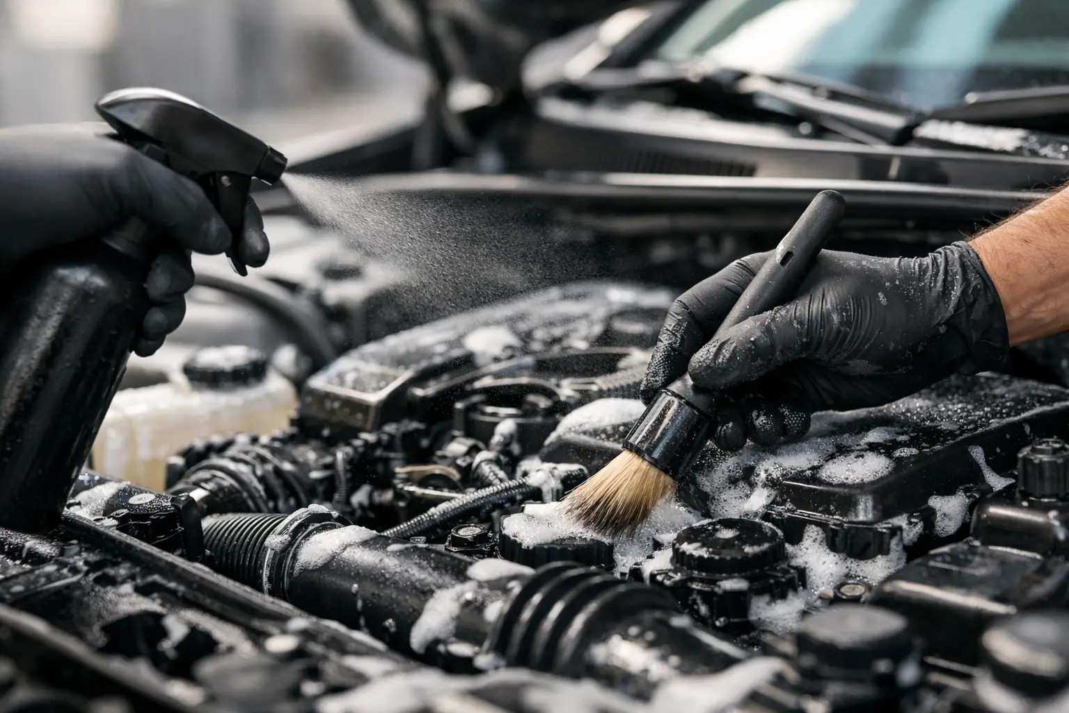 How to Detail Engine Bay Without Causing Damage