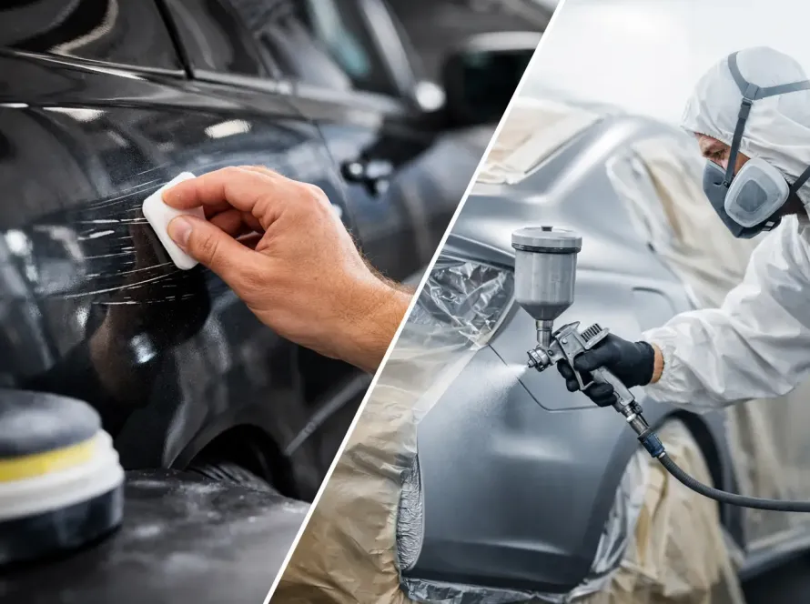 Scratch Repair vs Respray: Which Is Right?