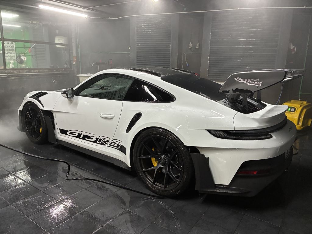 Porsche 911 GT3 RS after detailing at Globowax Malta