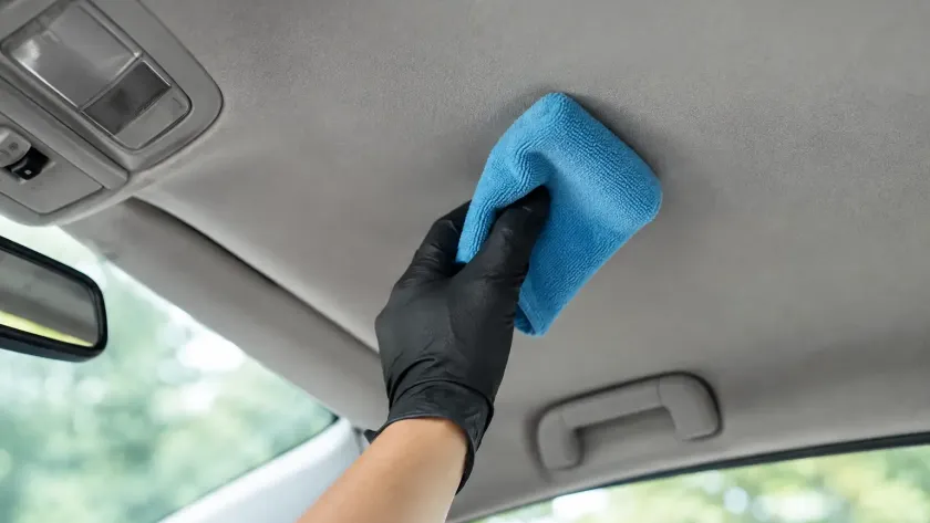 Car Headliner Cleaning Without Water Marks