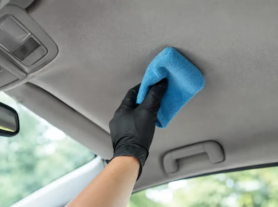 Car Headliner Cleaning Without Water Marks